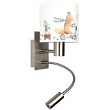 Brilagi LED fleksibilna lampa BOBO 1xE27/25W/230V + LED/3W m. hrom/bela/životinjice Cene