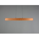  LED viseča svetilka v naravni barvi z lesenim senčilom Edgewood – | Shoptok.si