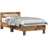  Krevetna konstrukcija s uzglavljem Staro drvo 193 x 95 x 88 cm | shoptok.hr