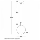 Luna 274 VISILICA 5W 3000K MESING Cene