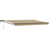Ručna zlačivna tenda s LED diodama Zelena i žuta 5 x 3 m | shoptok.hr
