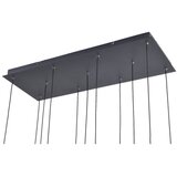 Zuma line MD2291-11B-3BGT - LED luster na sajli NELSON 11xLED/3W/230V crna | Eponuda.com