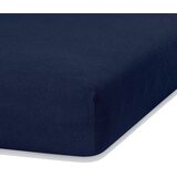 AmeliaHome mornarskoplava plahta s gumicom s visokim udjelom pamuka Ruby, 160/180 x 200 cm Cijene