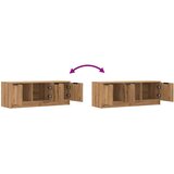 vidaXL TV ormarić Artisan hrast 102x35x36,5 cm izrađeno drvo | shoptok.hr