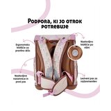 ABC123 Prvošolski set Ergo Flexi Sova (4-delni), roza | Shoptok.si