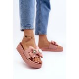 Boto Women's Slippers with Bow and Teddy Bear Pink Katterina | Shoptok.si