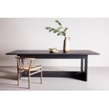 Venture Home Milly pravokutni blagovaonski stol 235 × 100 cm, crni | shoptok.hr