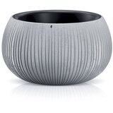 Diker HOME Plastična saksija za cveće ovalna 24x16 cm siva | Eponuda.com