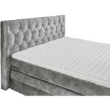 MID.YOU POSTELJA BOXSPRING 180 cm x 200 cm , tekstil, leseni material siva | Shoptok.si