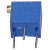 Bourns cermet trim potenciometar, 12 okretaja, 1 kω, 0,25 w, tht, strana, 3266X-1- cermet trimer linearno 0.25 w 1 kΩ 4320 ° 1 st. Cijene