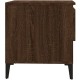 vidaXL Bočni stolić smeđa boja hrasta 50x46x50 cm konstruirano drvo | shoptok.hr