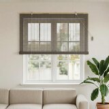 Rolo zavjesa Siva 160 x 160 cm Bambus | shoptok.hr