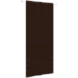 vidaXL Balkonsko platno rjavo 120x240 cm tkanina Oxford Cene