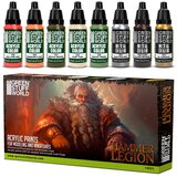 Green Stuff World Paint Set - Hammer Legion | Set Akrilnih Boja x8 Cene
