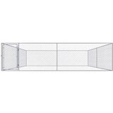  Vanjski kavez za pse od pocinčanog čelika 4 x 4 x 1 m | shoptok.hr