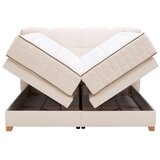 Premium Living Postelja Boxspring Bianco, Bež, 160x200 | Shoptok.si