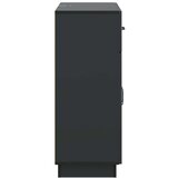  Strani šal s predalom Črna 66 x 34,5 x 87 cm Inženirski les, (5000217472) | Shoptok.si