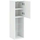 TV ormarići s LED svjetlima 2 kom bijeli 30,5 x 30 x 102 cm | shoptok.hr