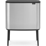 Brabantia Željezna kanta za smeće na dodir u mat srebrnoj boji 36 l Bo Touch Bin – Cijene