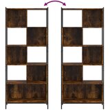  Regal za knjige boja hrasta 72x28x172 cm od konstruiranog drva | shoptok.hr
