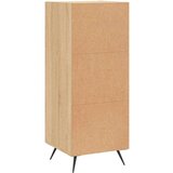 vidaXL Komoda sonoma hrast 34,5x34x90 cm inženirski les Cene