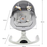 Kinderkraft Električna njihaljka TULSY, Grey | shoptok.hr