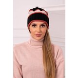 Kesi Kinga K297 Women's Cap Black + Dark Pink + Beige Cijene