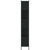  Regal za knjige crni 102x28x172 cm od konstruiranog drva | shoptok.hr