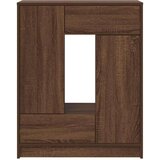  Komoda s predali in vrati, rjavega hrasta, 73x31x90 cm | Shoptok.si