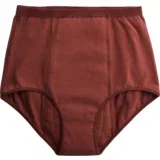 High Waist Periodenslip Medium Flow Rostrot - XL