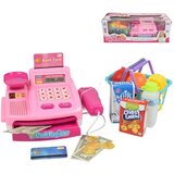 Magic Toys Happy Shopping: Ružičasta kasa s proizvodima, zvukom i dodacima 22x10x15cm Cijene