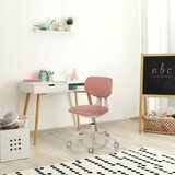 MID.YOU Otroški Vrtljivi Stol Kiddy Classic, Roza | Shoptok.si