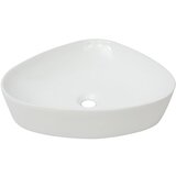 Maison Chic Umivalnik - Kopalna umivalnik - Lavabo Trikoten Bela Keramika 50,5x41x12 cm, (21684884) Cene