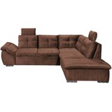 CARRYHOME KOTNA SEDEŽNA GARNITURA, mikrovelur barve bakra | Shoptok.si
