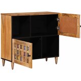  Kreveta s pohranom Prirodna 80 x 33 x 75 cm Čvrsto drvo manga | shoptok.hr