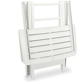  3-dijelni sklopivi bistro set plastični bijeli | shoptok.hr