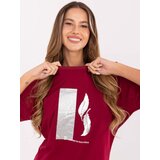 RELEVANCE Blouse-RV-BZ-A820.27P-burgundy | Shoptok.si