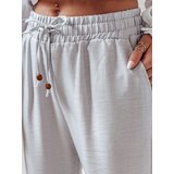 DStreet Spodnie damskie materiałowe wide leg LINESSA białe | Shoptok.si
