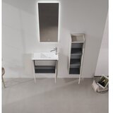 Hanah home Kupatilski ormarić sa umivaonikom i ogledalom (2 komada) Perla 80 571 | Eponuda.com