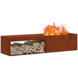  Kamin Smeđa 160 x 45 x 35 cm Čelik | shoptok.hr
