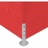 Šator za zabave 900 x 300 x 255 cm Crvena PE i čelik | shoptok.hr