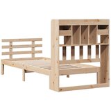  Krevet s regalom za knjige bez madraca 90x200 cm od borovine | shoptok.hr