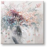 Slikana slika na platnu cveće 80x80 cm (umetničke slike) Cene