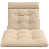  Jastučić za ležaljku VIANEN 100% poliester Krem 200 x 80 x 8 cm Slike