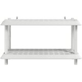  Jedinca za police 2 razina 100 x 40 x 55,5 cm PP Bijela | Eponuda.com