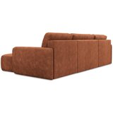 Makamii Sklopiva/s prostorom za odlaganje kutna garnitura od šenila boja terakote (u obliku slova "U") Lilo – | shoptok.hr