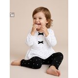 Sinsay Pamučna bluza na točkice s ukrasnim mašnama | shoptok.hr