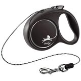 Flexi Black Design, vrvica, XS 3 m črn | Shoptok.si