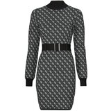 Guess LISE 4G LS BELTED DRESS SWTR Crna | shoptok.hr