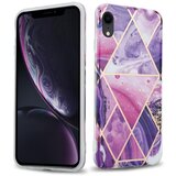 Cadorabo Case, združljiv z jabolkom v vijoličnem valskem marmorju št. 14 - Zaščitni pokrov iz silikona TPU z vzorcem mozaika, (20568092) | Shoptok.si